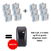 Skumsæbe, Hagleitner, 600 ml, uden farve, med parfume inkl. gratis dispenser