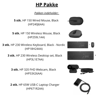 HP PAKKETILBUD 